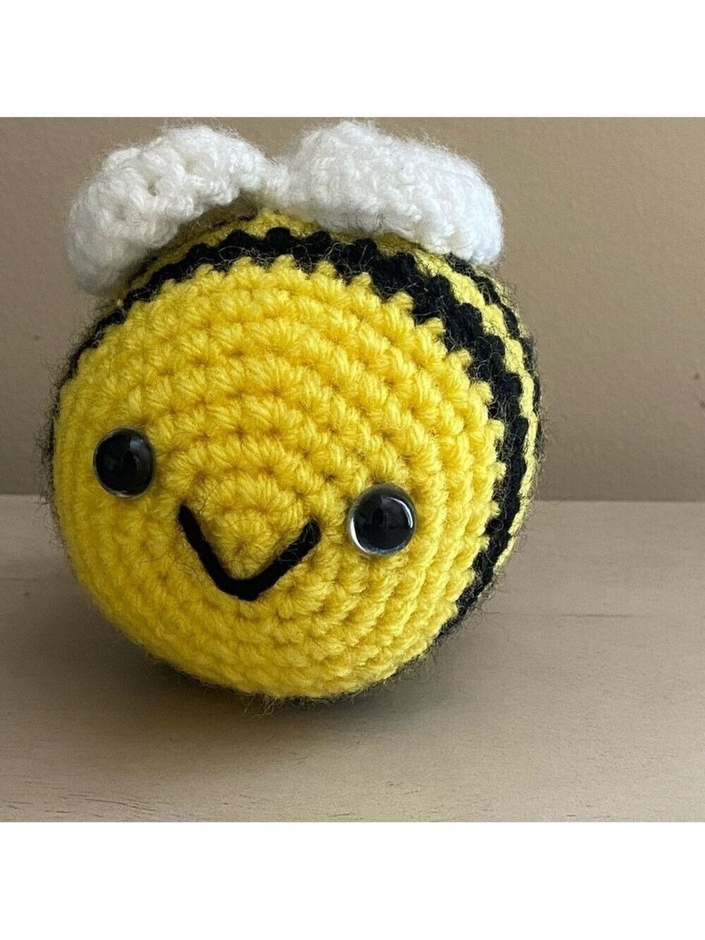 Handcrafted Crochet Bee Yellow Black